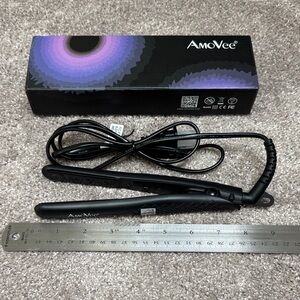 NEW mini flat iron hair straightener travel size